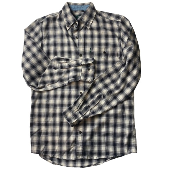 G.H. BASS & CO Men's Plaid Long Sleeve Shirt Size Small - Picture 1 of 9